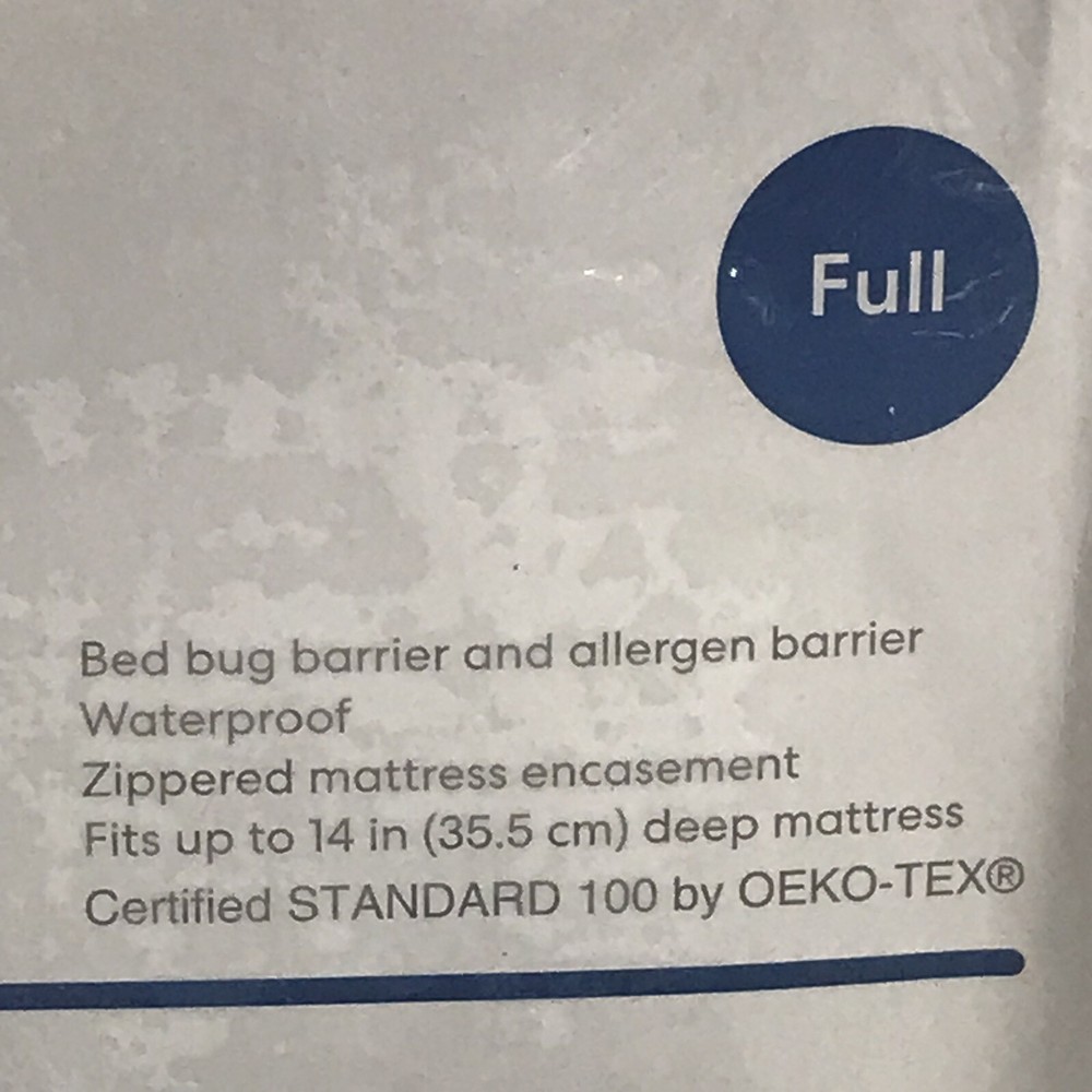 Waterproof Bed Bug Barricade Mattress Protector Simply Essential Full Size