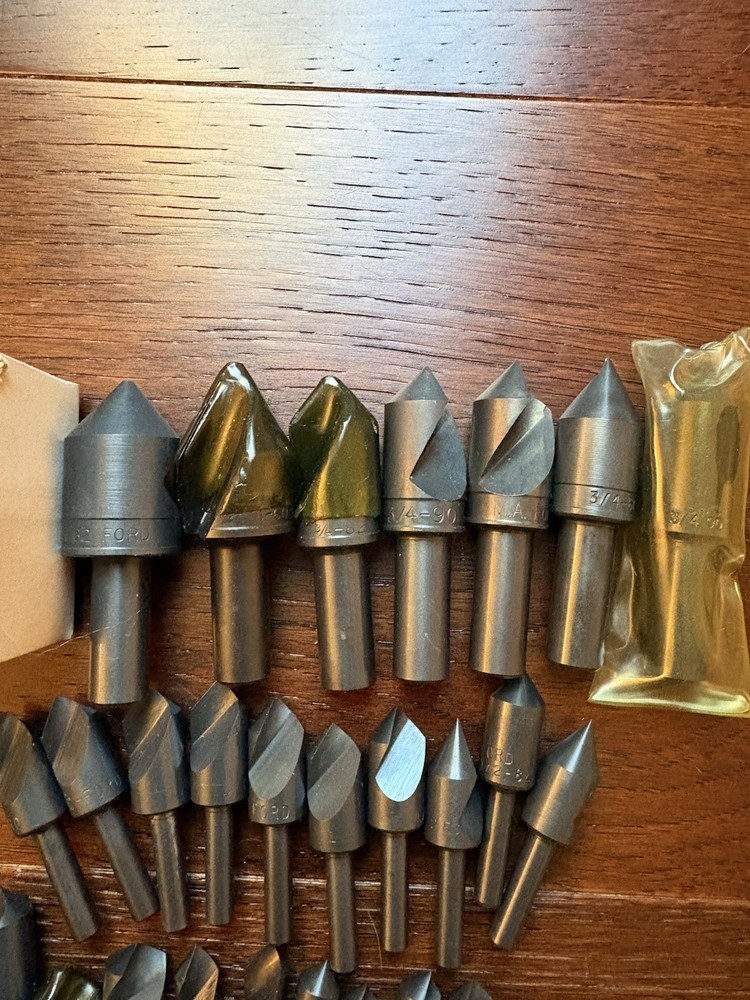 M.A. MA Ford Fluted Countersinks 34 Piece Lot