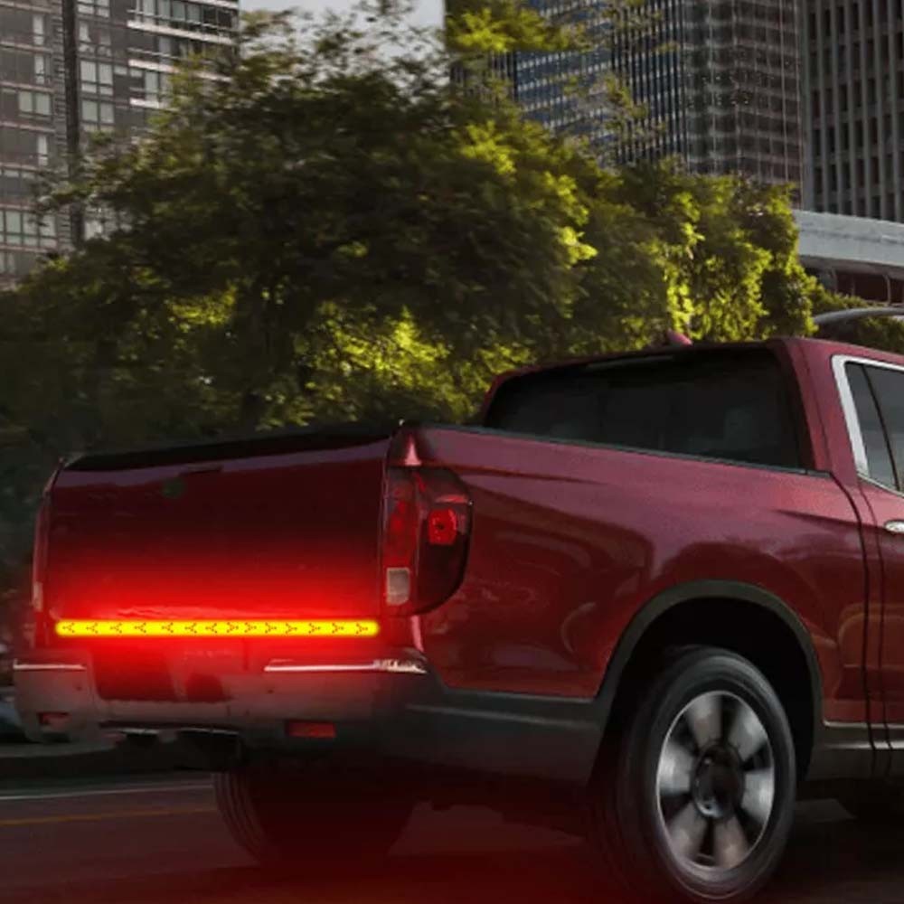 LED Tailgate Light Bar 60" Triple Row 5-Function Strip for Pickup Trailer SUV