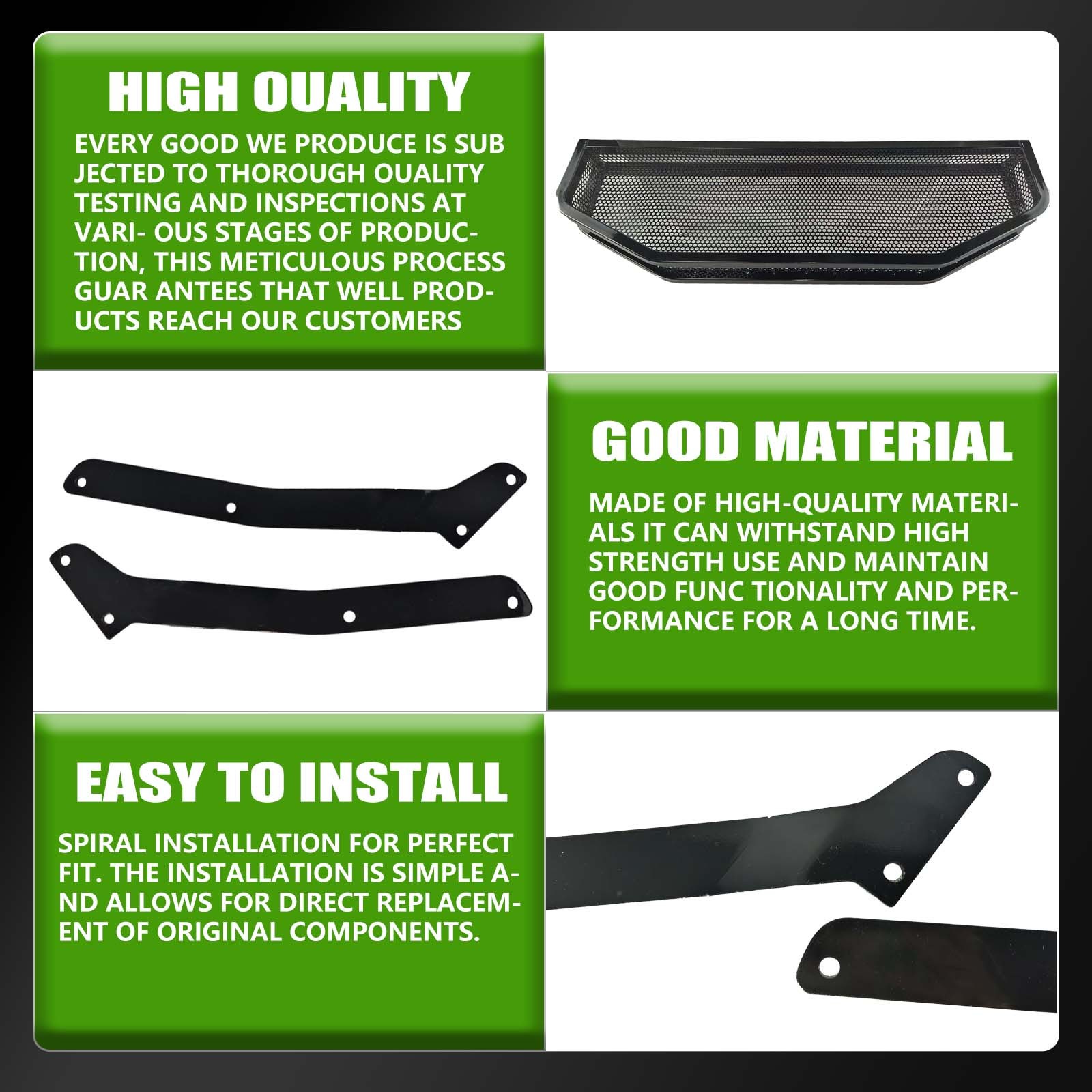 Heavy Duty Front Clay / Cargo Basket For EZGO TXT Golf Cart w/ Mounting Brackets