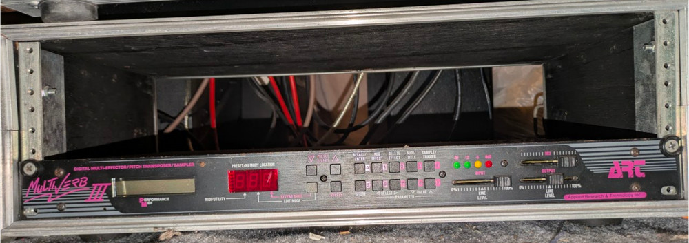 Art Multiverb III rack effects unit with user guide 1990 classic delay, chorus..