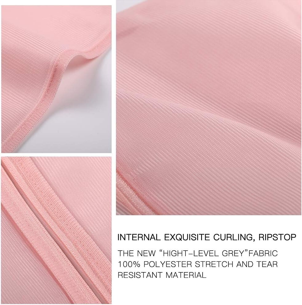Laundry Bag Polyester 5-Piece Set with Zipper for Washing Delicates & Clothes