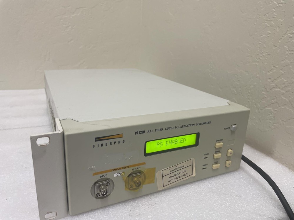 FIBERPRO PS 3200 ALL FIBER OPTIC POLARIZATION SCRAMBLER
