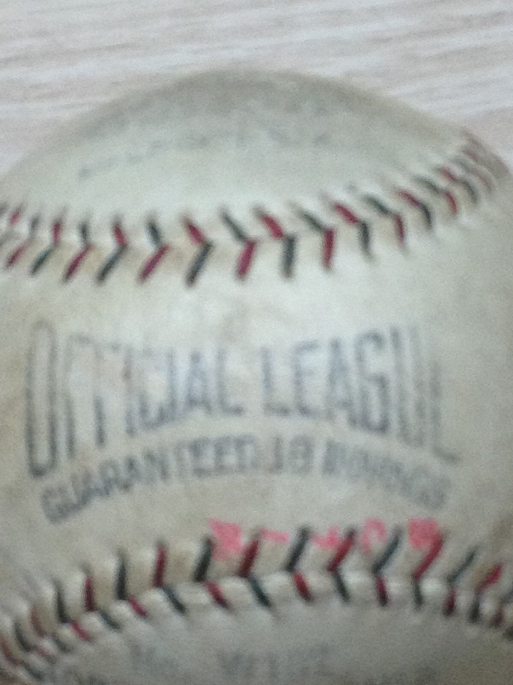 Tinker, Evers, Chance autographed ball! COA, please read