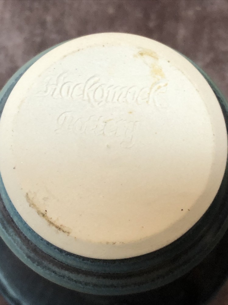 Hockomock Pottery Glazed Cup Set Handmade - Marked