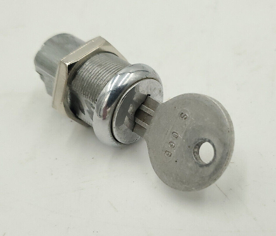 Vintage Original Seeburg 3W1 Wallbox S Lock & Key with Nut