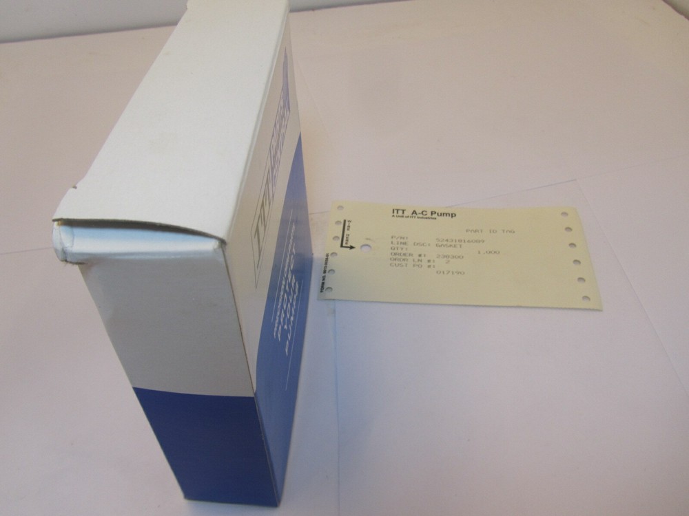 ITT A-C Pump 52431816089 Gasket