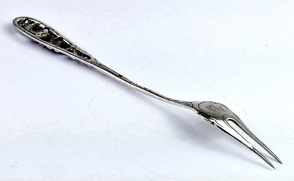 Serving Fork Fork Rose 800 Silver Z341