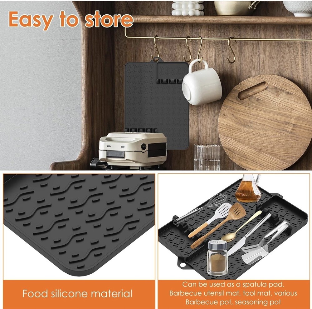 Silicone Griddle Tool Mat for Blackstone & Traeger – Heat-Resistant