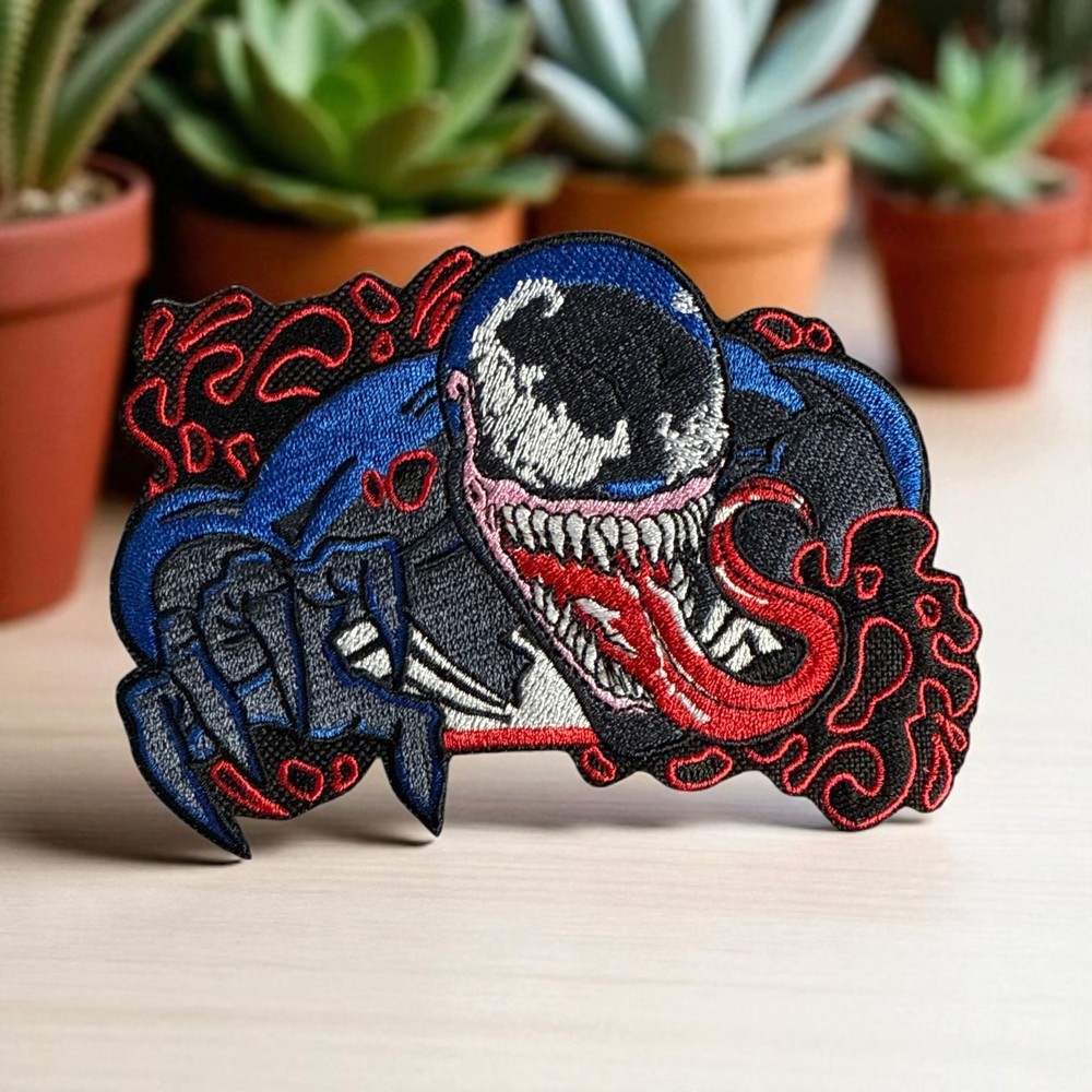 Venom Embroidery Patch 3.53" X 5.02"