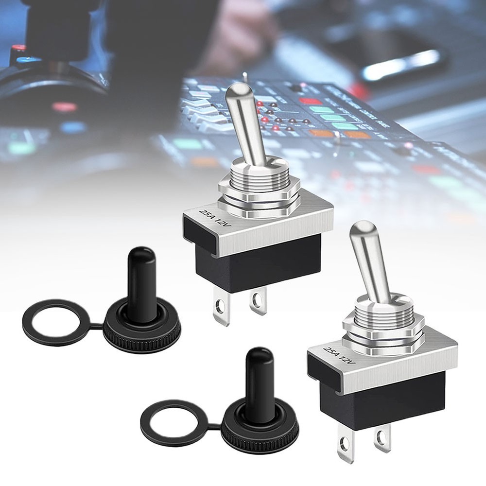 T-oggle Switch With Waterproof Cap -25??~+85?? 2Pcs Button Type KN3D-101 On/Off