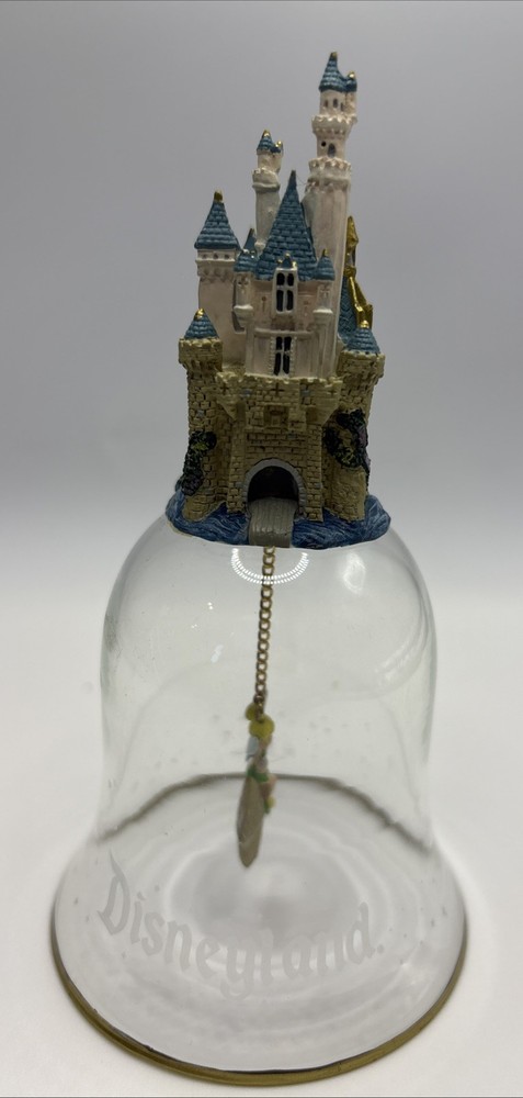 Disneyland Glass Castle Tinkerbell Bell EUC