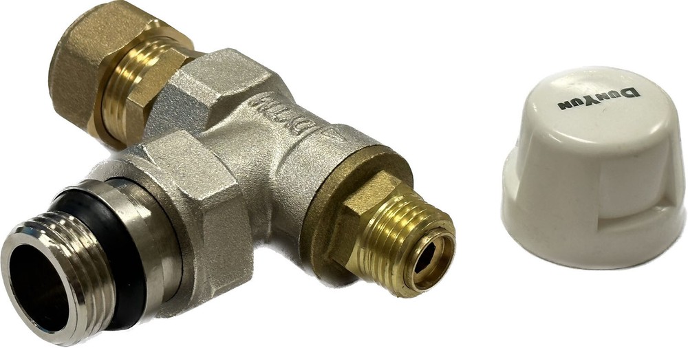 1/2" Brass Thermostatic Radiator Valve Angle Type 90° Pattern Floor Heating
