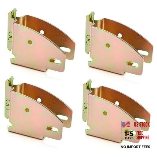 4 Pack E-Track Wood Beam End Socket, E Track Accessories for Enclosed