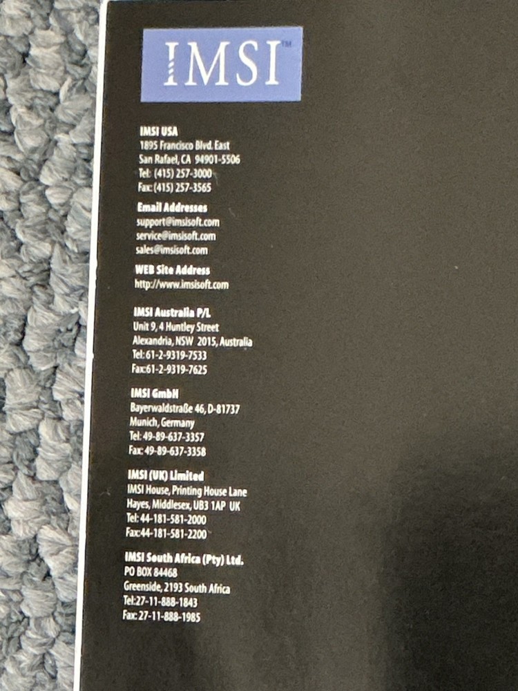 IMSI FloorPlan Plus 3D Garden Designer PC Software. CD’s & Floopy disk