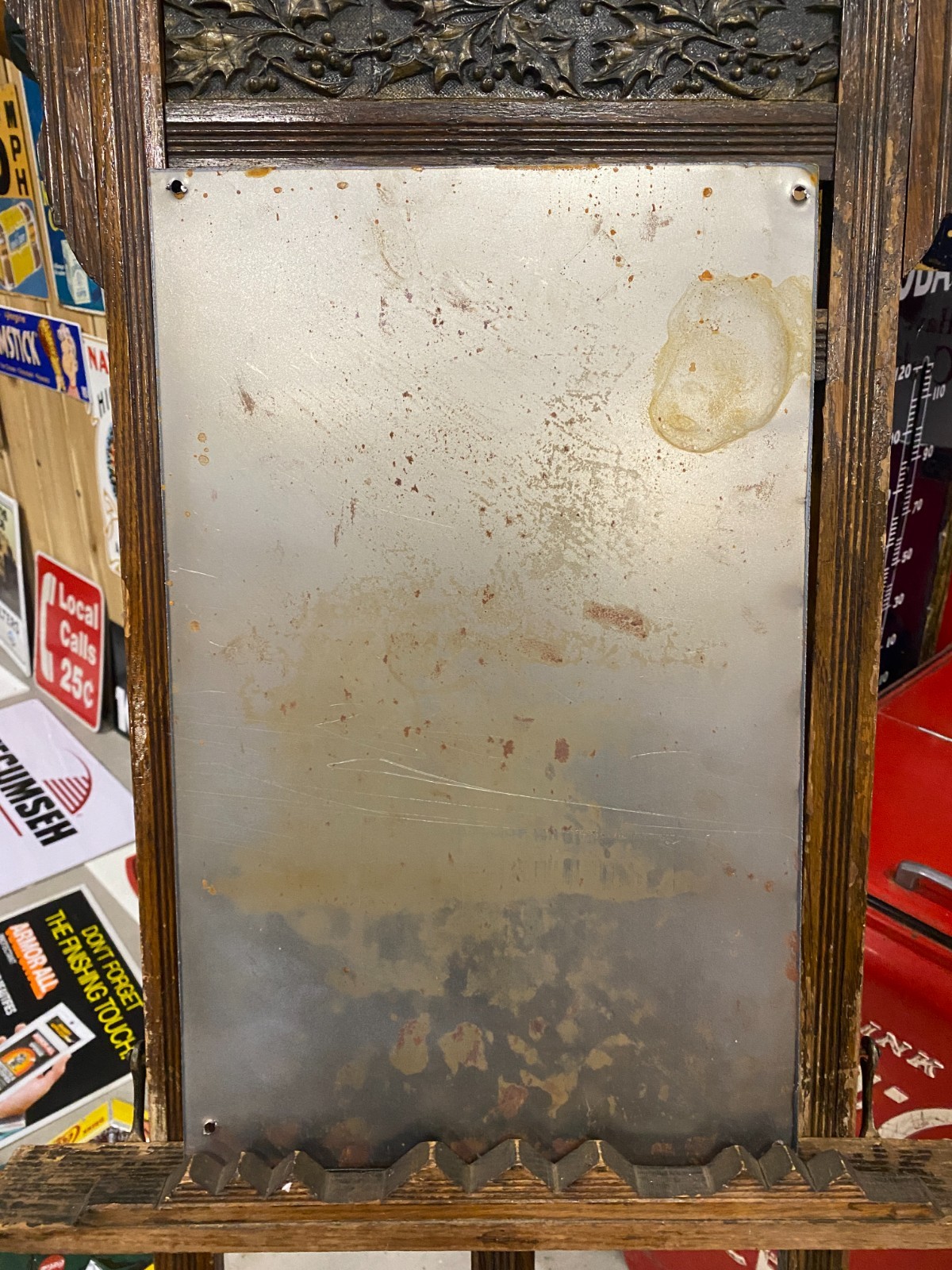 Tom's Snacks Metal Sign 13 3/4" x 21 3/4" GAS OIL COLA SODA TIME OUT FOR TOM'S