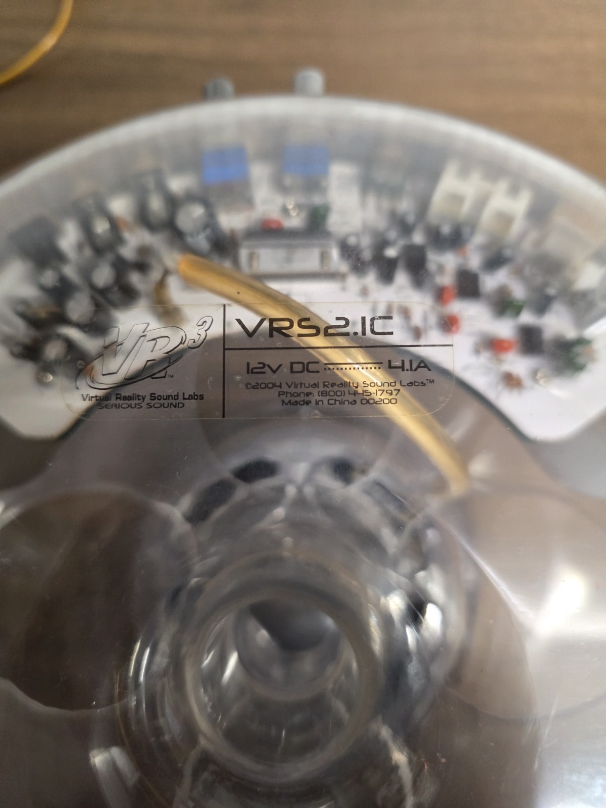 Virtual Reality Sound Labs VR3 Retro Clear Sound System Speakers Tested Working