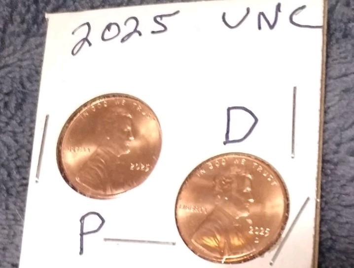 2025 P&D Penny Set Uncirculated