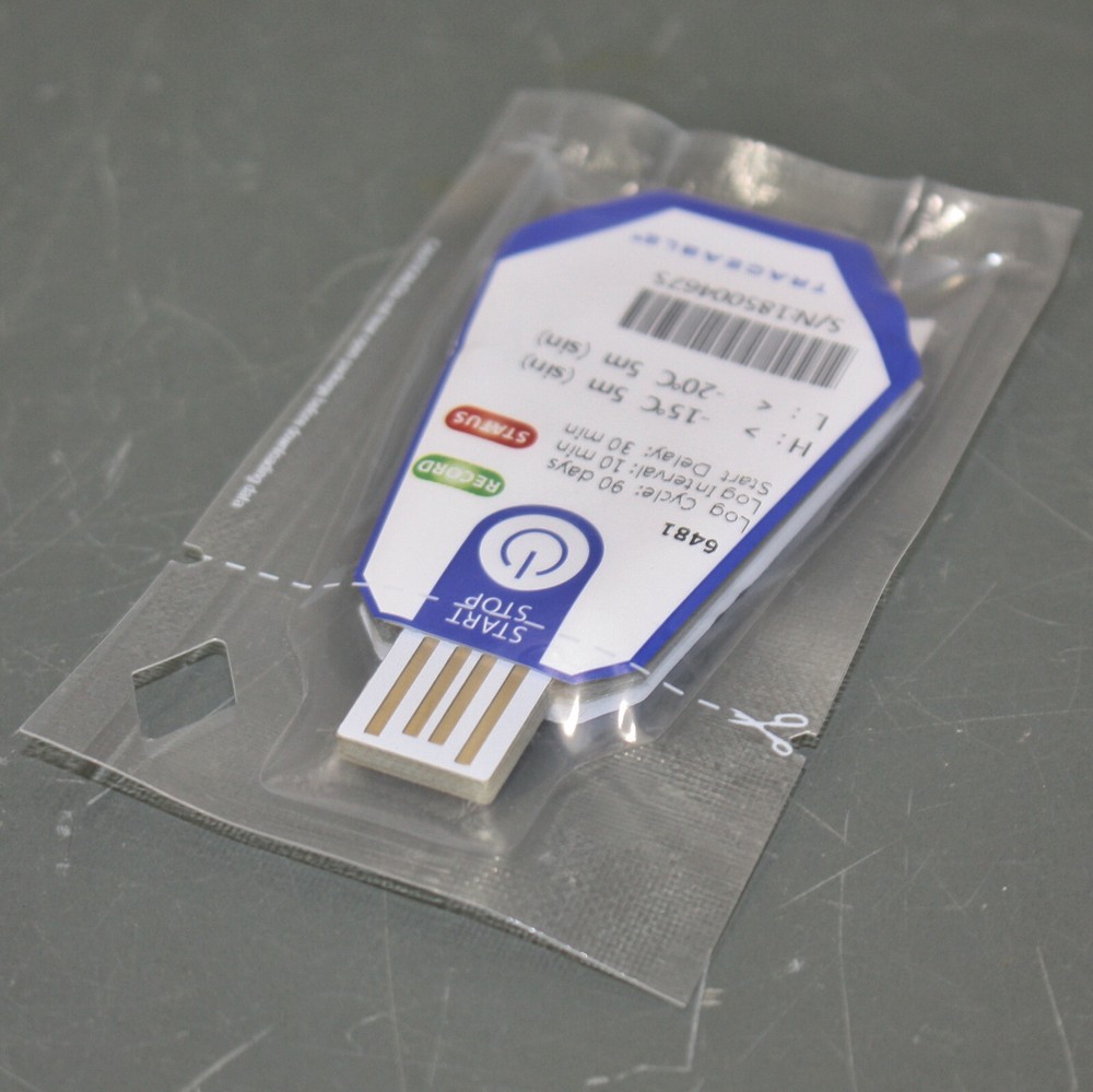 Traceable USB Temp Data Logger 6481, Single Use Thermometer, -15° C, -20° C
