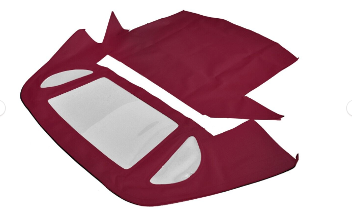 1990-02 Mercedes R129 SL Convertible Soft Top w/DOT Approved Window BURGUNDY