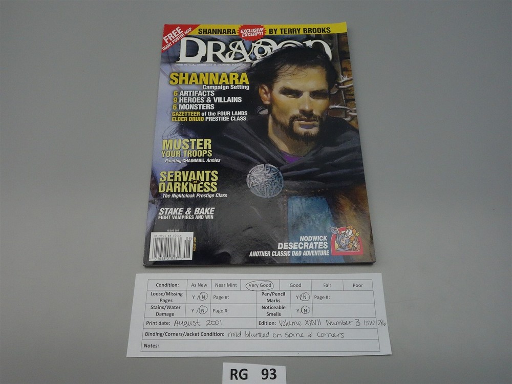 Dragon Magazine: Issue 286 (TSR)