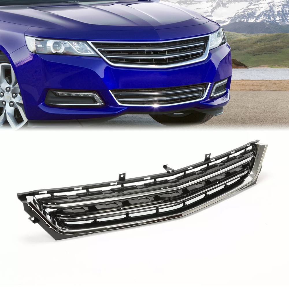 For Chevrolet Impala 2014-2020 15 16 Chrome Front Bumper Lower Grille ABS Grill
