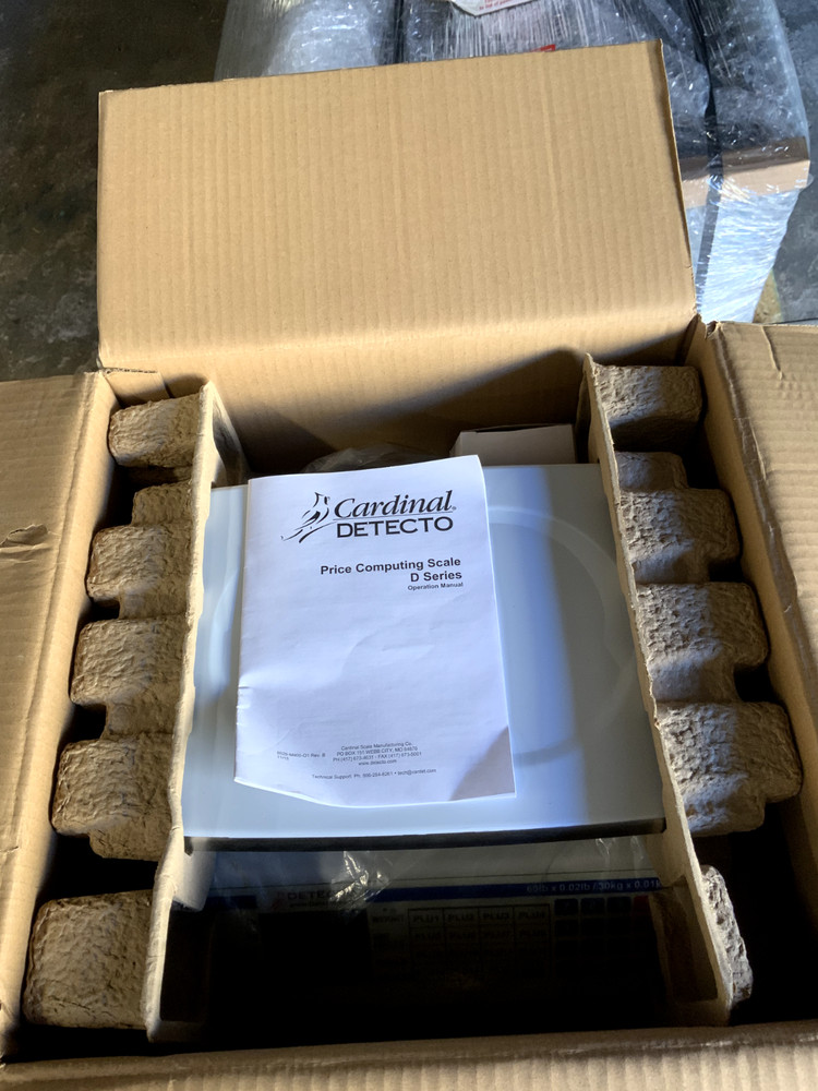 Detecto D60 60lb Electronic Price Computing Scale for Grocery