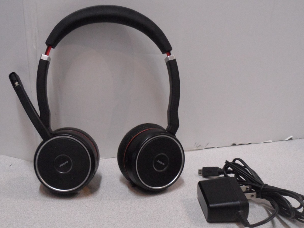 Jabra Evolve 75 Wireless Bluetooth Stereo Headset  MIC NOT WORKING