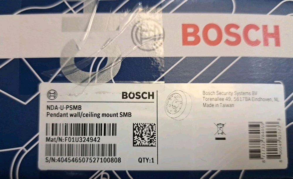 BOSCH NDA-U-PSMB Pendant Wall/ceiling Mount SMB