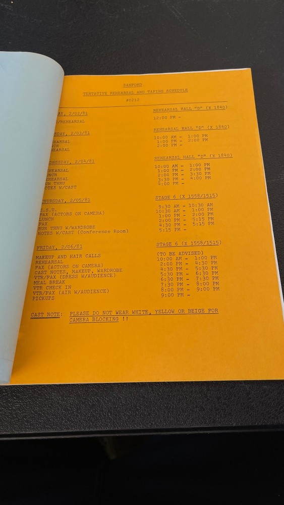 Private Lives 1981 First Draft Script with Certificate of Commendation
