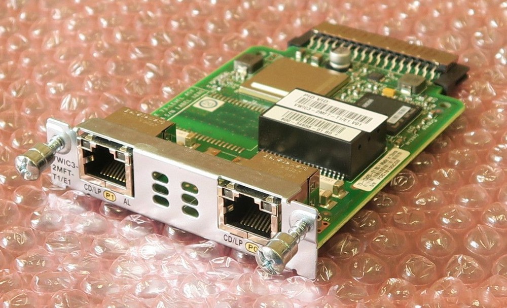 CISCO VWIC3-2MFT-T1/E1 2-Port T1/E1  Multiflex  TRUNK VOICE WAN INTERFACE MODULE