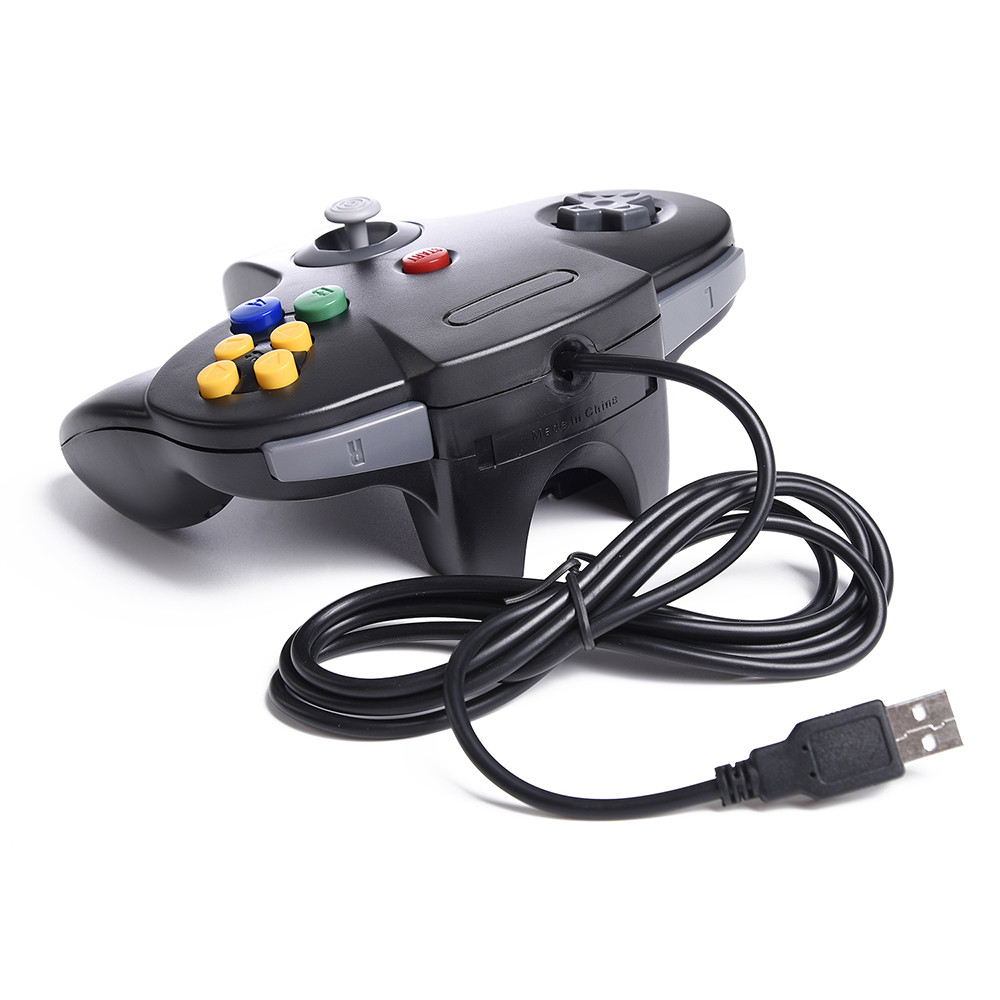 2X Wired N64 USB Controller Gamepad For Nintendo 64 PC MAC Raspberry Pi Windows
