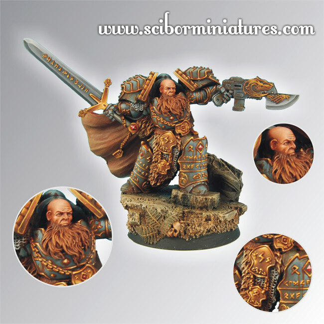 Scibor MM 28mm Miniatures: Celtic Lord #1