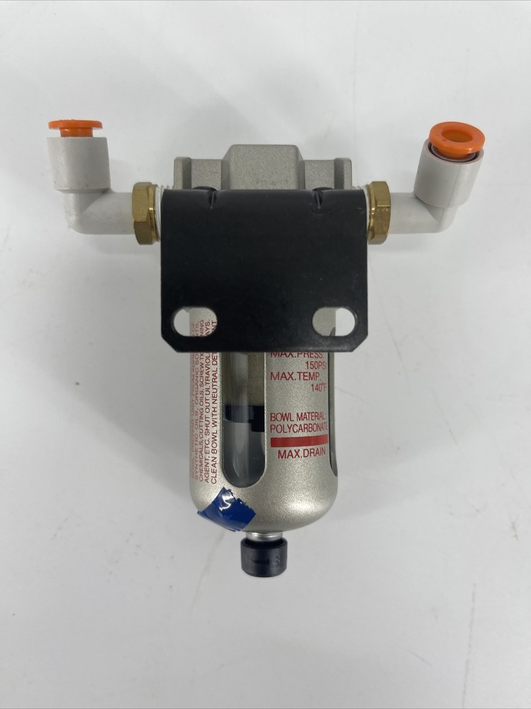 SMC AFM20-N02-CZ Mist Separator Broken Drain Plug