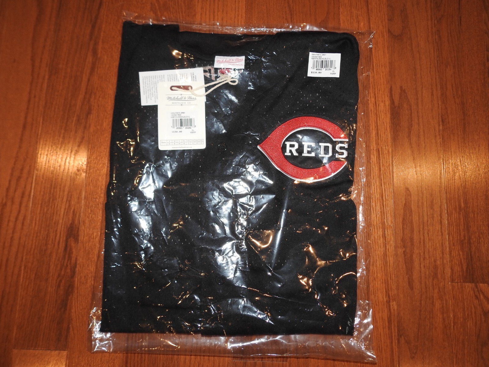 Authentic Mitchell & Ness Cincinnati Reds #30 Baseball Jersey New Mens XL $130