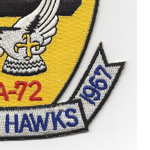 VA-72 Attack Squadron Seventy Two Vietnam 1966-1967 Patch
