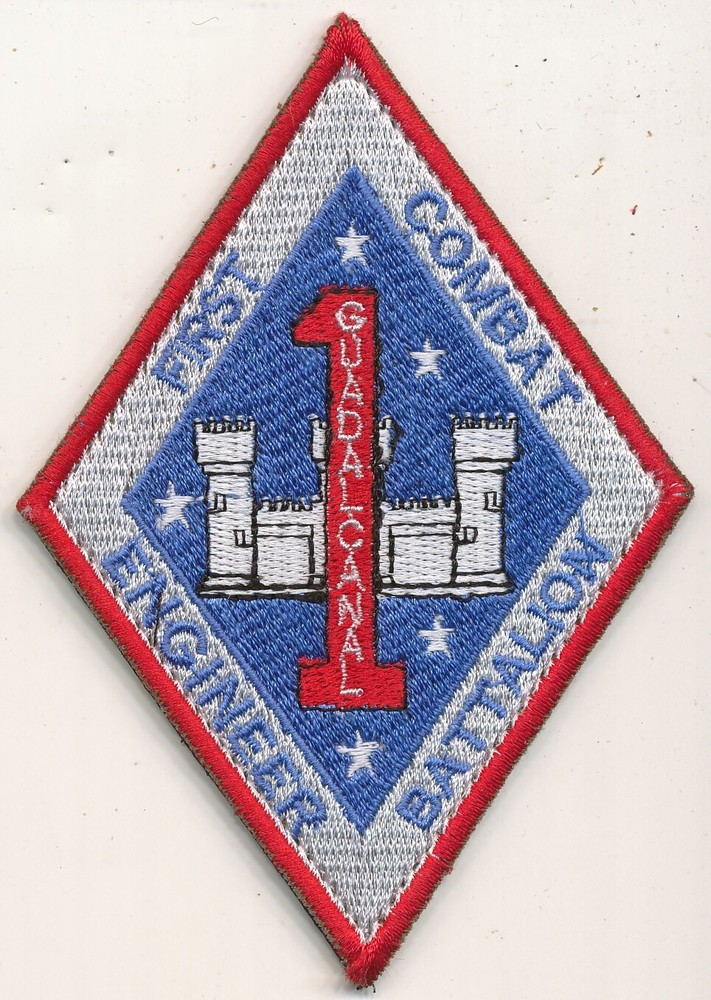 First Combat Engineer Battalion US Marine Corps USMC patch Afghanistan made