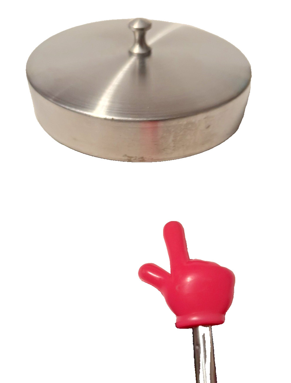 MERCO Cotton Glass Medical Apothecary Jar with Lid 7.5" Vintage