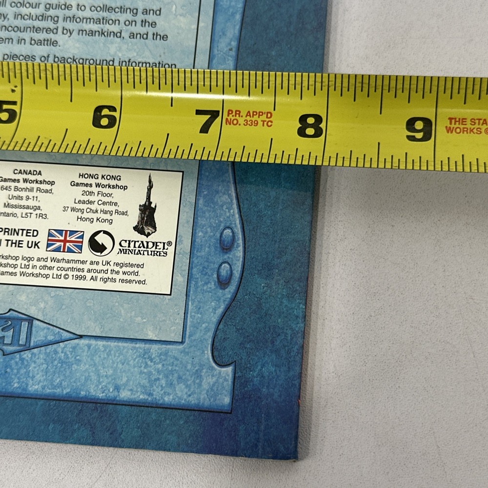 Warhammer 40K Classic Eldar Codex Army Book 1999