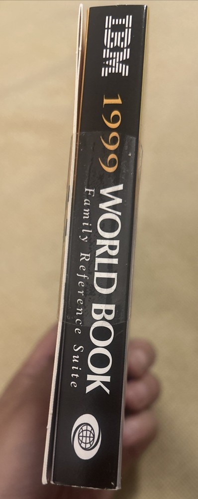 1999 IBM World Book Family Reference Suite - CD-ROMS NEW OPEN BOX READ