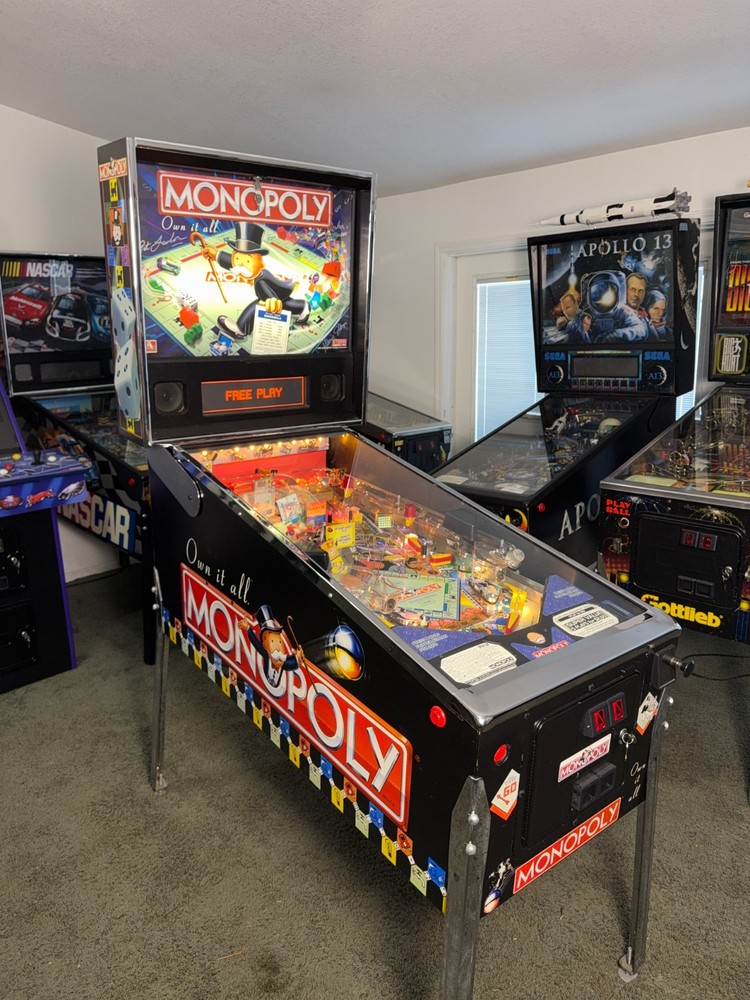 Platinum Edition Monopoly Pinball Machine