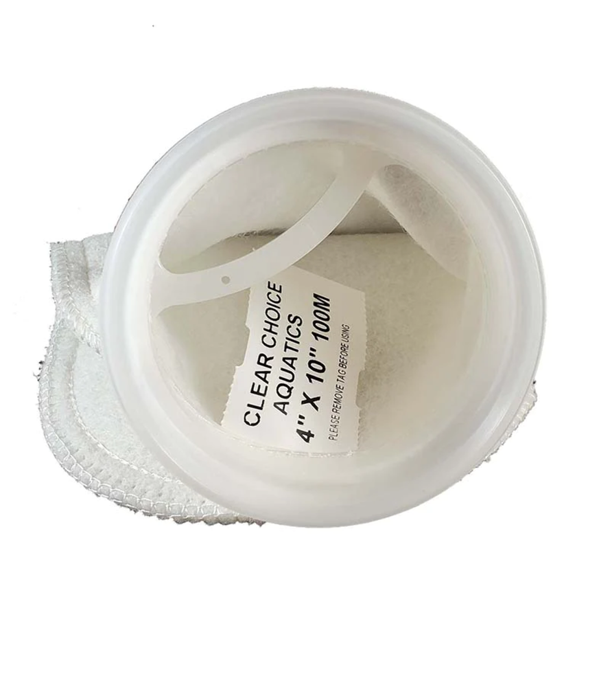 4" x 10" 100 Micron Felt Filter Sock