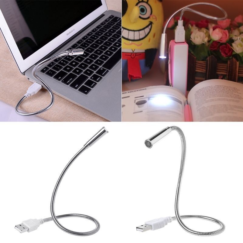 USB Flexible Light Keyboard PC Computer Desktop Book Reading Lamp Portable Tools