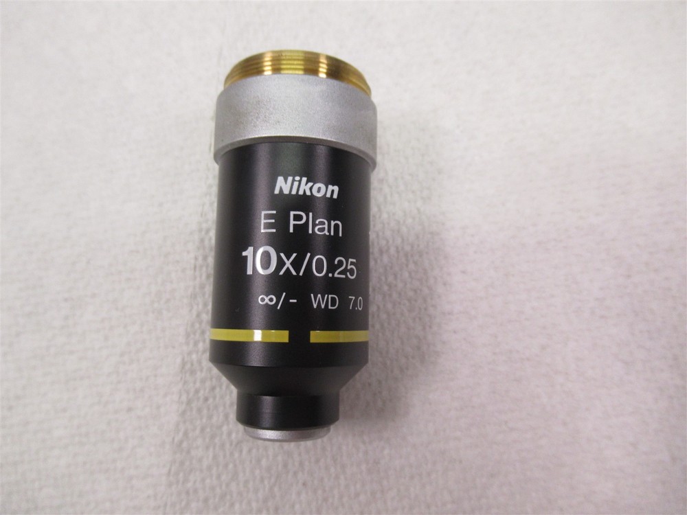 Nikon E Plan 10x 0.25 Microscope Objective Lens Eclipse Series E200