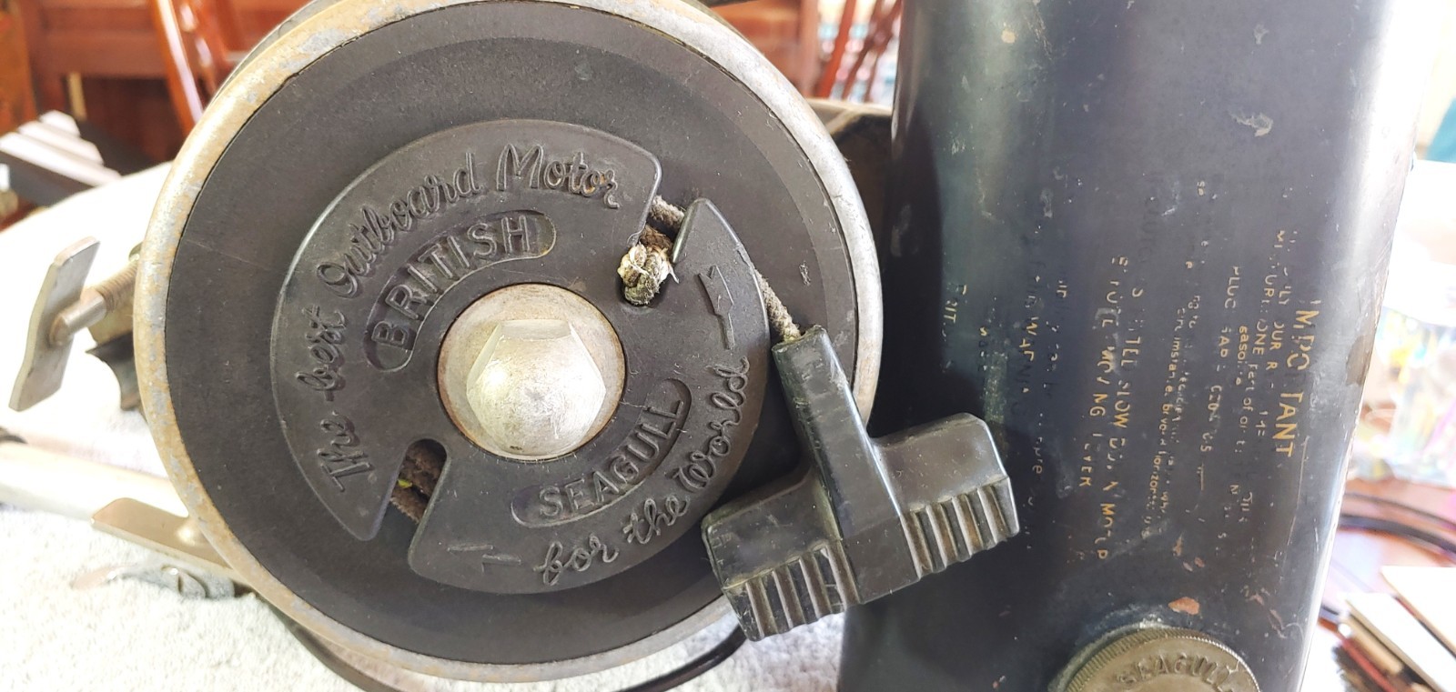 FROM AN ESTATE: Vintage British Seagull Outboard Motor VERY GOOD CONDITION!