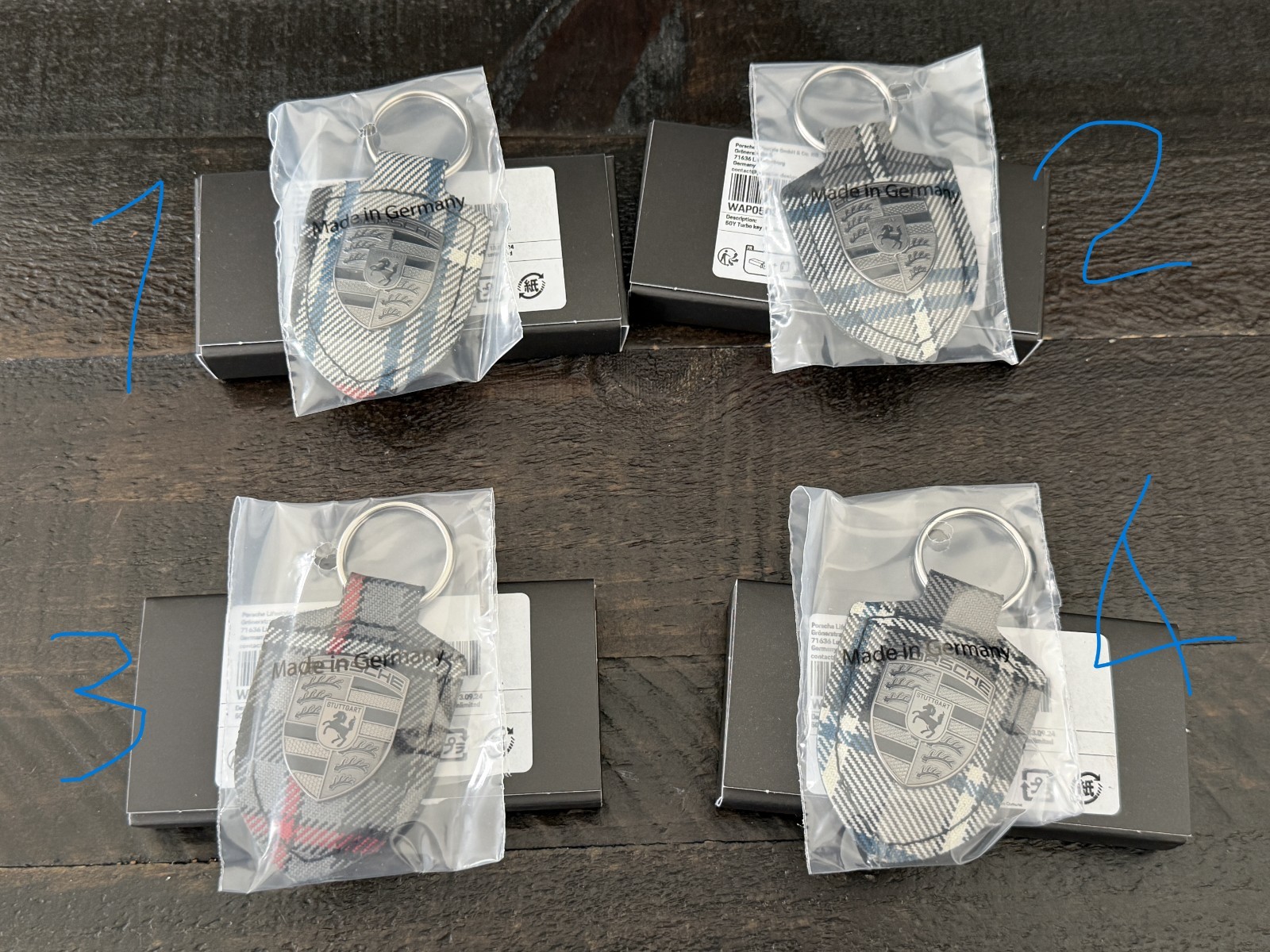 PEPITA TURBONITE Genuine Porsche 911 50 Year Turbo Key Chain Ring Limited