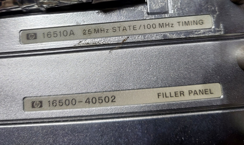 Hewlett Packard HP 16500A Logic Analysis System w/ 16510A Module