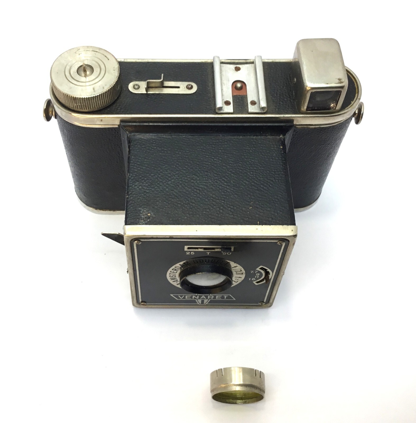RARE Dutch VENA AMSTERDAM Model VENARET 120 Film 1940s Camera + Filter & Film