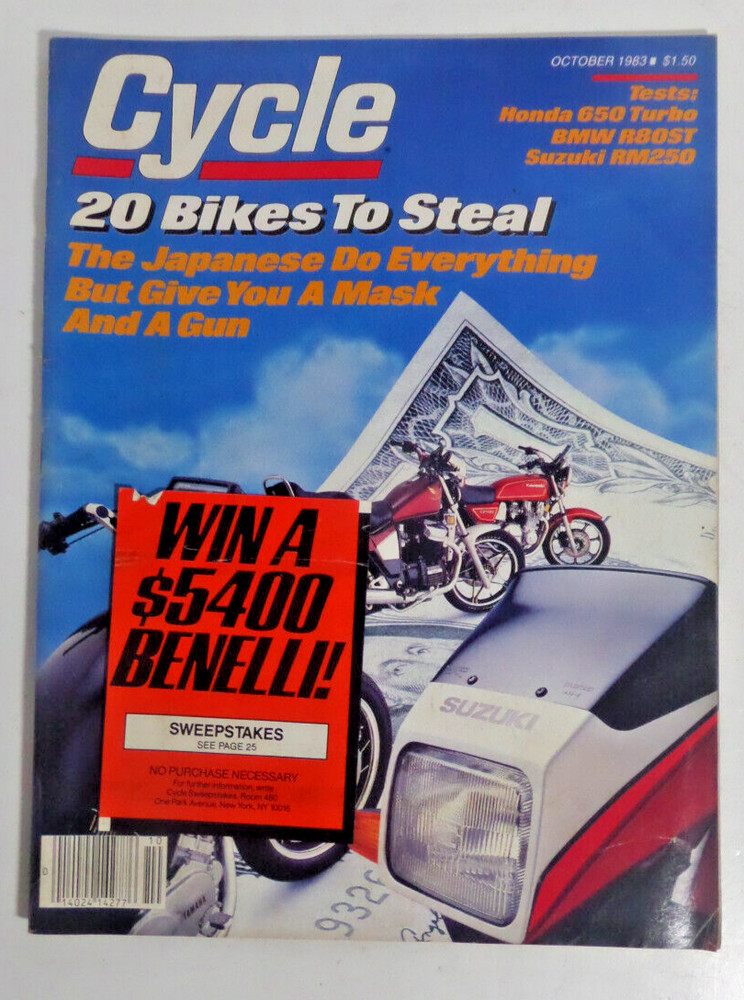 Cycle magazine Oct 1983