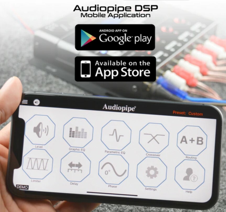 AudioPipe ADSP-CLEAN-APP Digital Signal Processor w/ Mobile App Control NEW